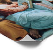 Poster L'école d'Athènes par Raphael (Coin)