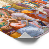 Poster L'école d'Athènes, Raphael (Coin)