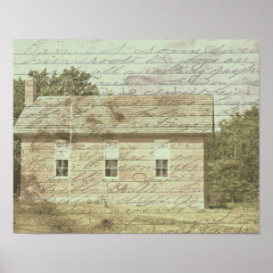 Poster L'école de briques rouges