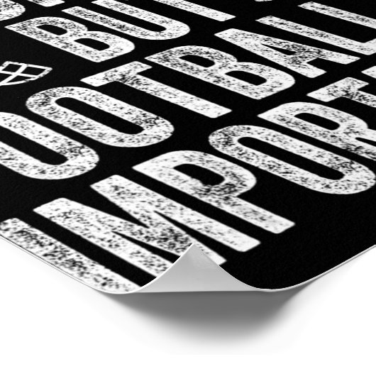 Poster L'École Est Important Le Football Est Important Le (Coin)