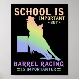 Poster L'École Est Importante, Mais La Course Rrel Est Im