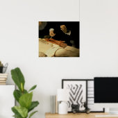 Poster Leçon d'anatomie du Dr Nicolaes Tulp, 1632 (Bureau à domicile)