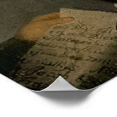 Poster Leçon d'anatomie du Dr Nicolaes Tulp, 1632 (Coin)