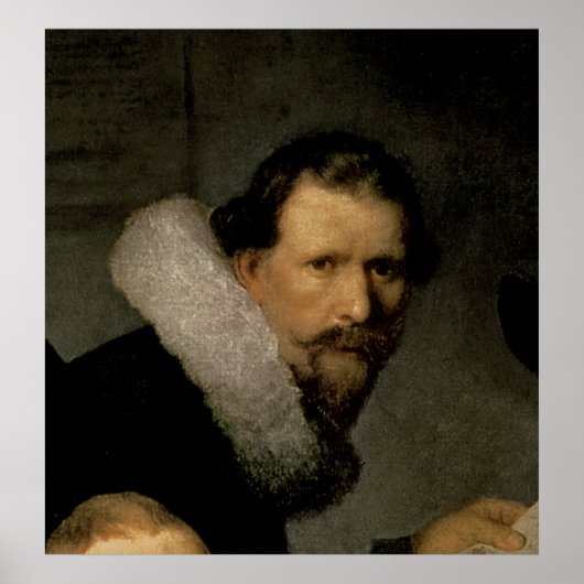 Poster Leçon d'anatomie du Dr Nicolaes Tulp, 1632 (Devant)