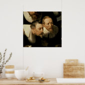 Poster Leçon d'anatomie du Dr Nicolaes Tulp, 1632 (Cuisine)