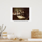 Poster Leçon D'Anatomie Par Rembrandt Van Rijn (Cuisine)