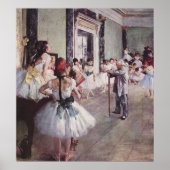 Poster Leçon de ballet Edgar Degas (Devant)