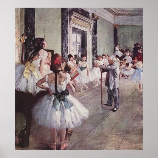 Poster Leçon de ballet Edgar Degas (Devant)