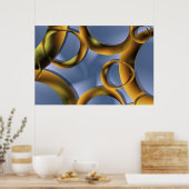 Poster Leçon de géométrie. (Cuisine)