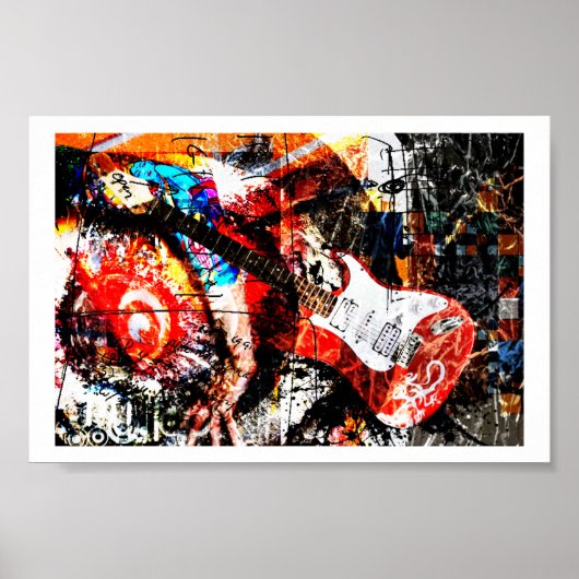 Poster Leçon de guitare (Devant)