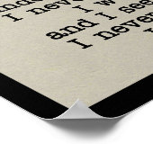 Poster Leçons apprises (Coin)