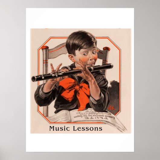 Poster Leçons de musique (Devant)