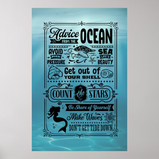 Poster Leçons de vie de la mer (Devant)