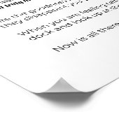 Poster Leçons de vie de l'affiche du lac (Coin)