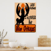 Poster L'Ecrevisse Noir (Cuisine)