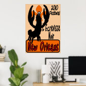 Poster L'Ecrevisse Noir (Bureau à domicile)