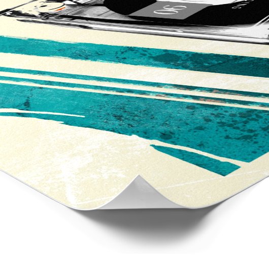 Poster Lecteur Cassette (Coin)