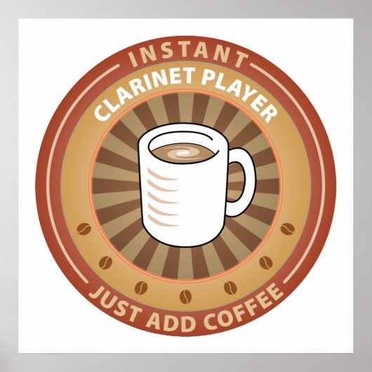 Poster Lecteur Clarinet instantané (Devant)