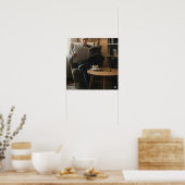 Poster Lecteur d'actualités contemplatives (Cuisine)