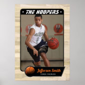 Poster Lecteur de basket personnalisable (Devant)