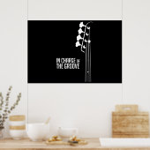 Poster Lecteur de basse en charge du Groove (Cuisine)