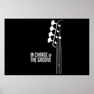 Poster Lecteur de basse en charge du Groove