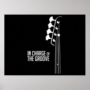 Poster Lecteur de basse en charge du Groove