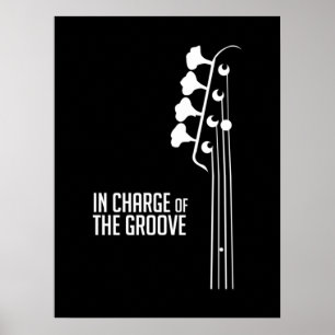 Poster Lecteur de basse en charge du Groove