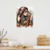 Poster *~* Lecteur de carte A100 Psychic Boho Gypsy (Cuisine)