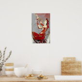 Poster Lecteur de flute / Musicien (Cuisine)