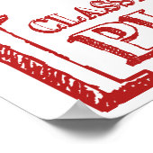 Poster Lecteur de guitare classique (Coin)