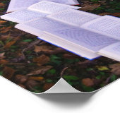 Poster Lecteur de lecture de chemin de livre (Coin)