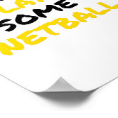 Poster Lecteur de netball (Coin)