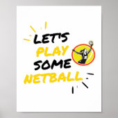 Poster Lecteur de netball (Devant)