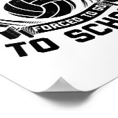 Poster Lecteur de volley-ball, Discours | Cadeau Sport Co (Coin)