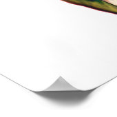 Poster Lecteur guitare, couleurs psychadéliques conceptio (Coin)