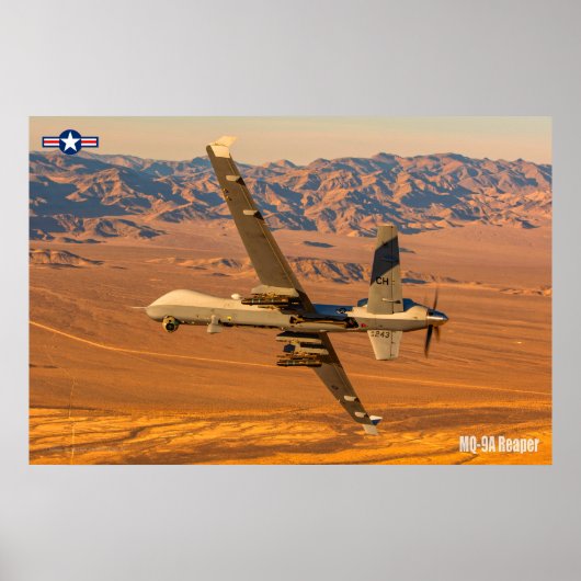 POSTER LECTEUR MQ-9A (Devant)