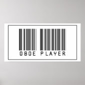 Poster Lecteur Oboe de code barre (Devant)