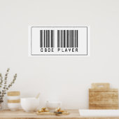Poster Lecteur Oboe de code barre (Cuisine)