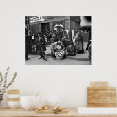 Poster Lecteurs italiens de pain : 1900 (Cuisine)