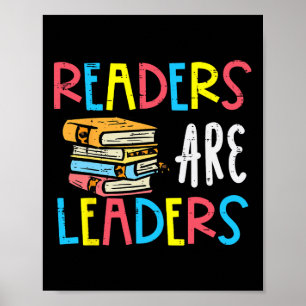 Poster Lecteurs Sont Leaders Lecture Livre Amoureux Profe