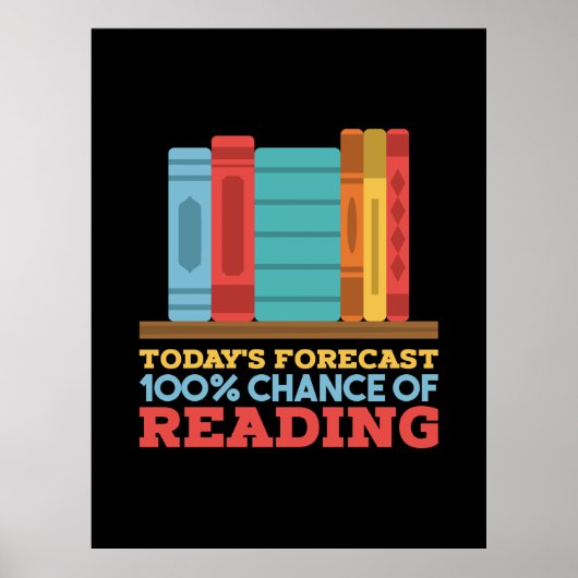 Poster Lecture - 100% Chance de lecture (Devant)