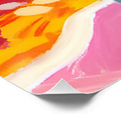 Poster Lecture âpre : Afro Woman Relaxant avec la nature (Coin)