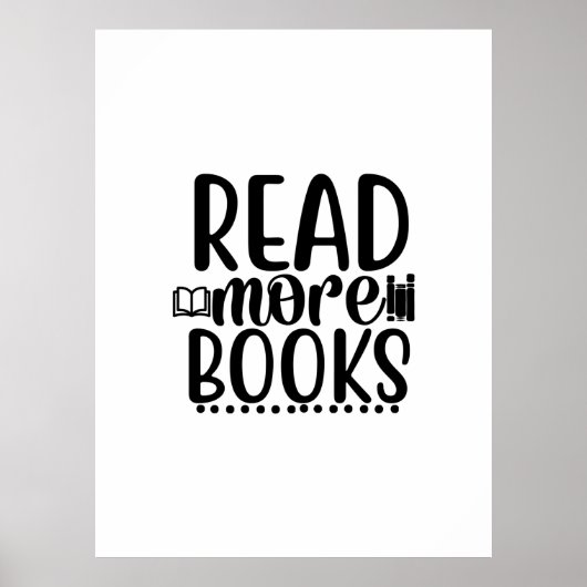 Poster Lecture Art Lire plus Livres (Devant)