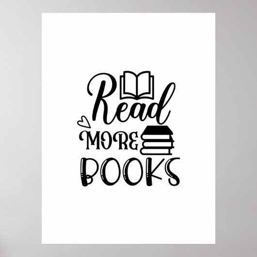 Poster Lecture Art Lire plus Livres (Devant)