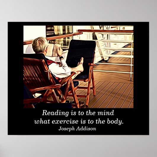Poster Lecture - Art Print (Devant)