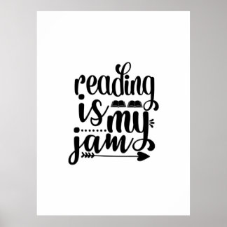 Poster Lecture Art Reading est My Jam