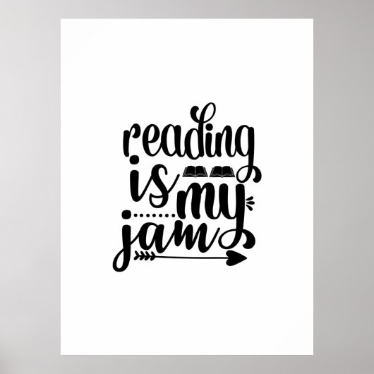 Poster Lecture Art Reading est My Jam (Devant)