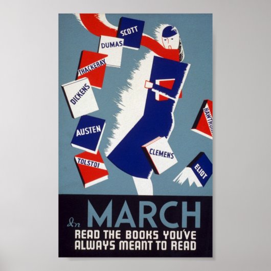 Poster Lecture Arty Deco (Devant)