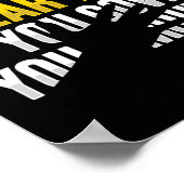 Poster Lecture Asl Gesture Main Sourde Perte d'ouïe Adjud (Coin)